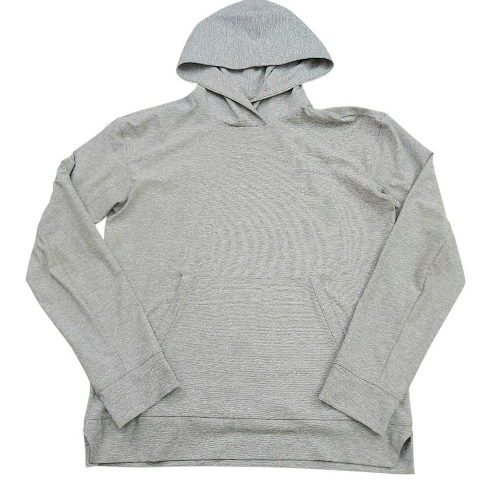 Outdoor Voices Mens Small Light Gray Pullover Hoodie Performance Gym Athleisure